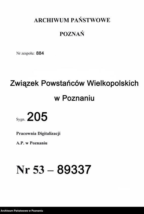 Obraz 1 z jednostki "Koło Damasławek, powiat Wągrowiec, członkowie Związku Powstańców Wielkopolskich którzy zasługują na odznaczenia."