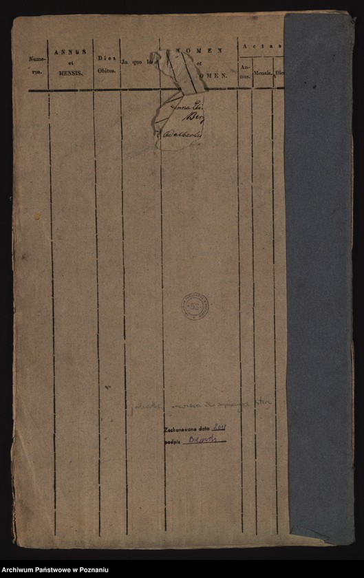 Obraz 15 z jednostki "Księga urodzeń, małżeństw i zgonów"