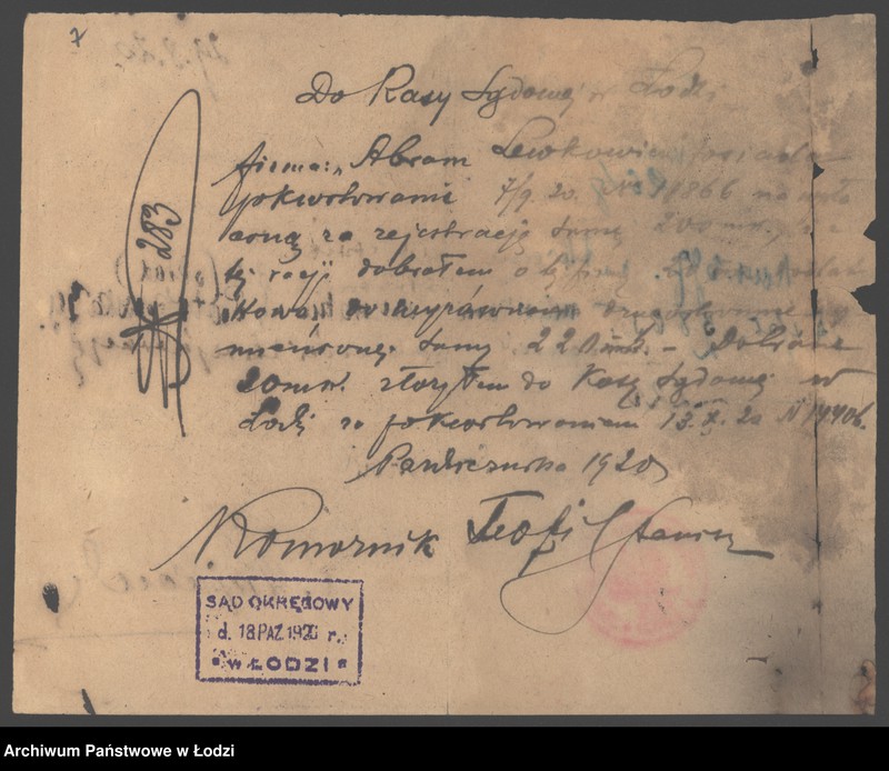 Obraz 9 z jednostki "Abram Lewkowicz- sprzedaż manufaktury"