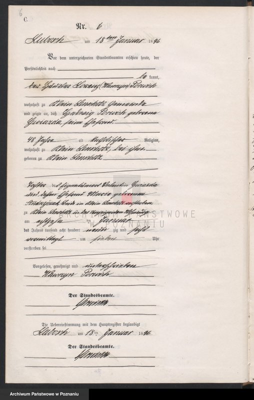 Obraz 9 z jednostki "Księga zgonów"