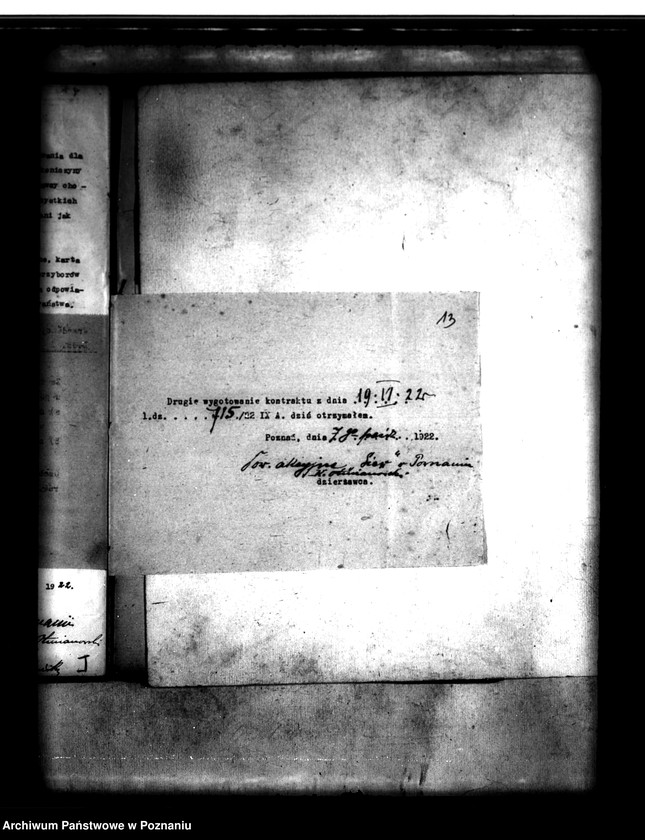 image.from.unit.number "/Umowy dzierżawne majątku Duszniki powiatu szamotulskiego/ zawarte między Towarzystwem Akcyjnym,,Siew" w Poznaniu a Okręgowym Urzędem Ziemskim"