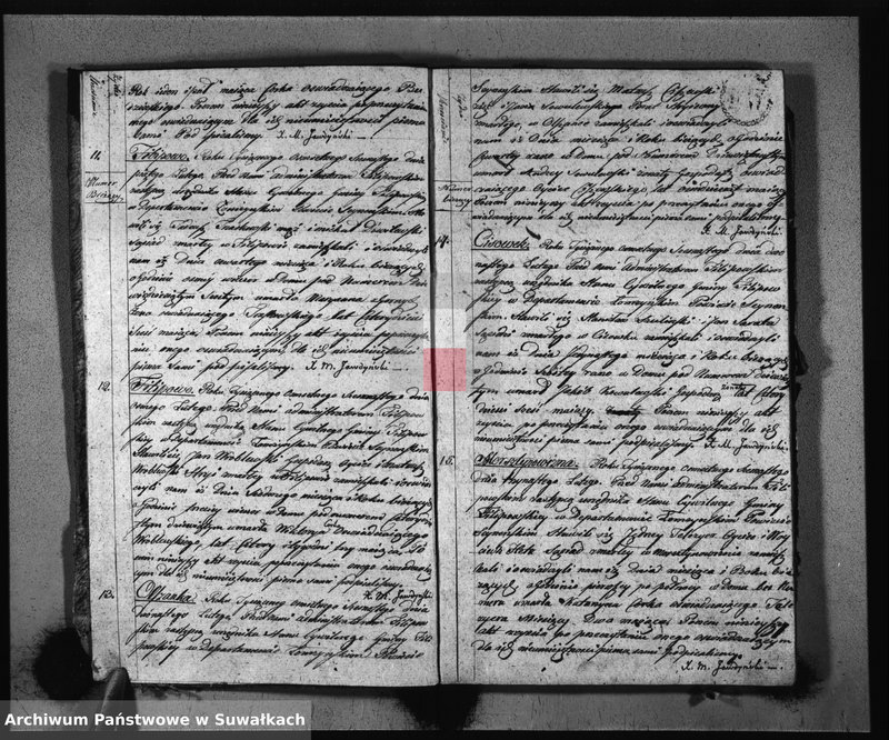 Obraz 5 z jednostki "Akta Zeszłych Gminy Filipowskiey od 1-go Stycznia 1816 R-u"