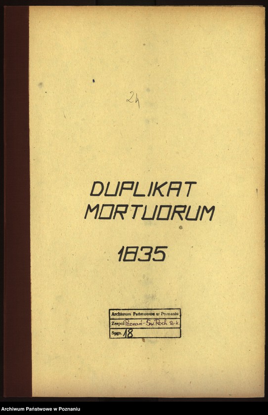 Obraz 2 z jednostki "Duplicat mortuorum"