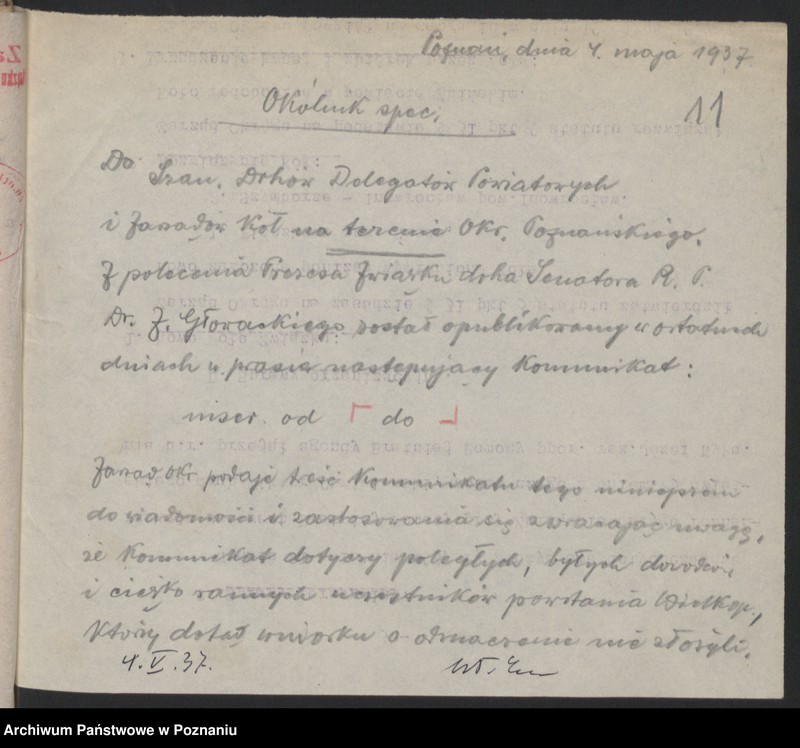 Obraz 13 z jednostki "Sprawy odznaczeń."