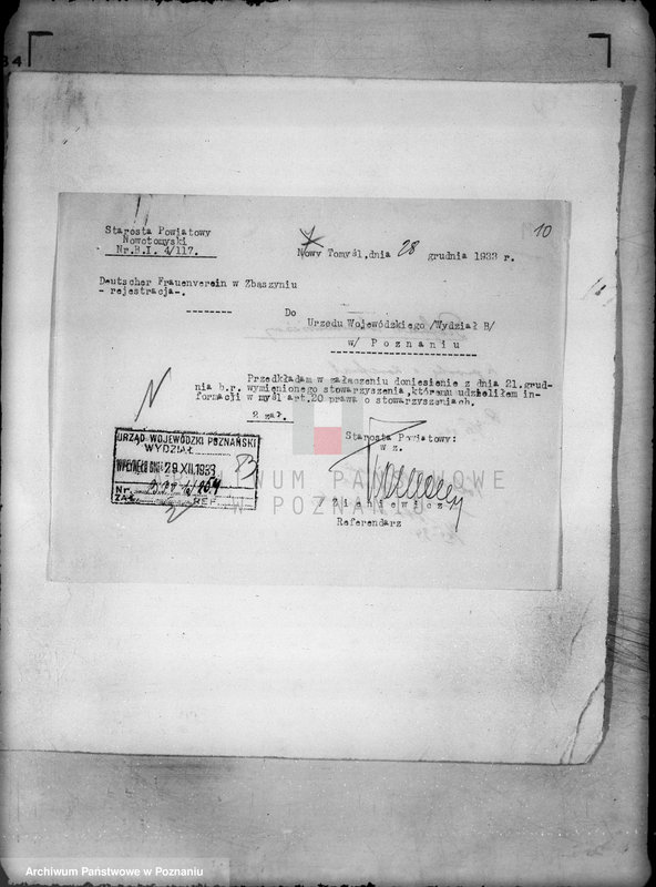 Obraz 14 z jednostki "/Stowarzyszenie Niemieckich Kobiet w Zbąszyniu/"