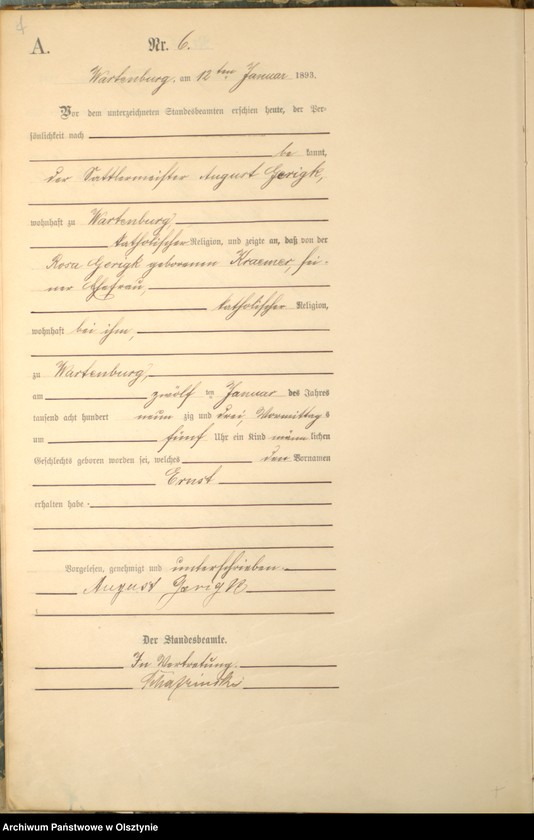 image.from.unit.number "Geburts-Haupt-Register Nr 1 - 199"