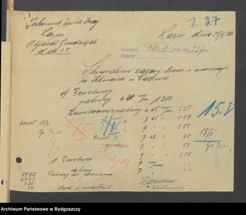 image.from.unit.number "[Raporty, sprawozdania, zaświadczenia, akta personalne Powiatowej Komendy Zachodniej Straży Obywatelskiej na powiat Grudziądz-Wieś]"