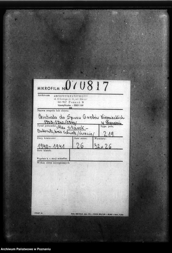 Obraz 2 z jednostki "Max Starck - Bukowitz, Kreis Schwetz (Świecie)"