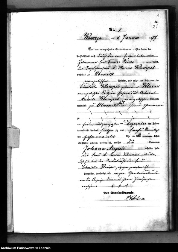 Obraz z jednostki "[Księga urodzeń]"