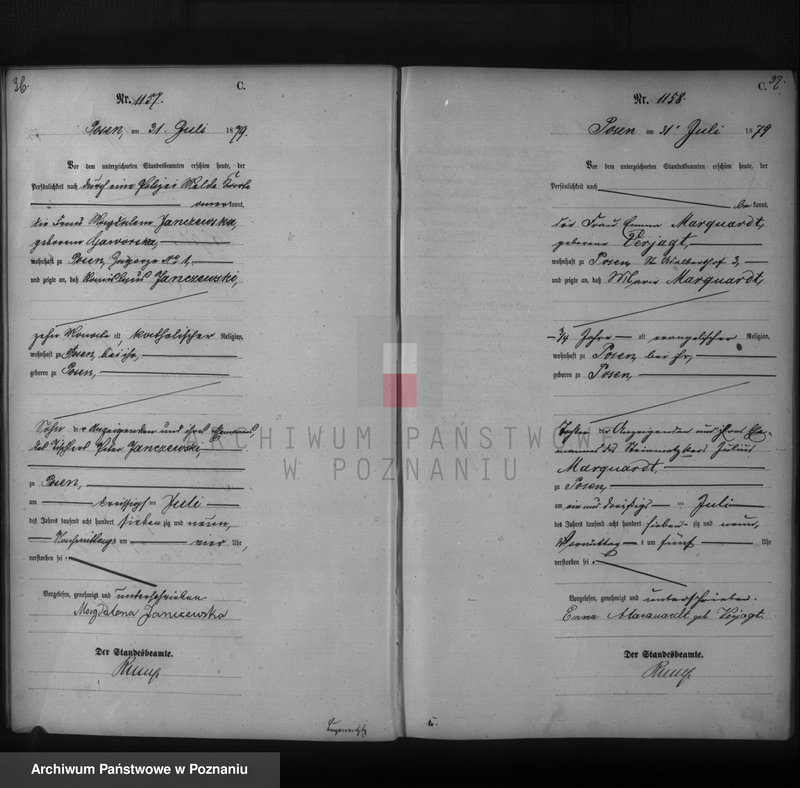 Obraz 20 z jednostki "Księga zgonów t. III"