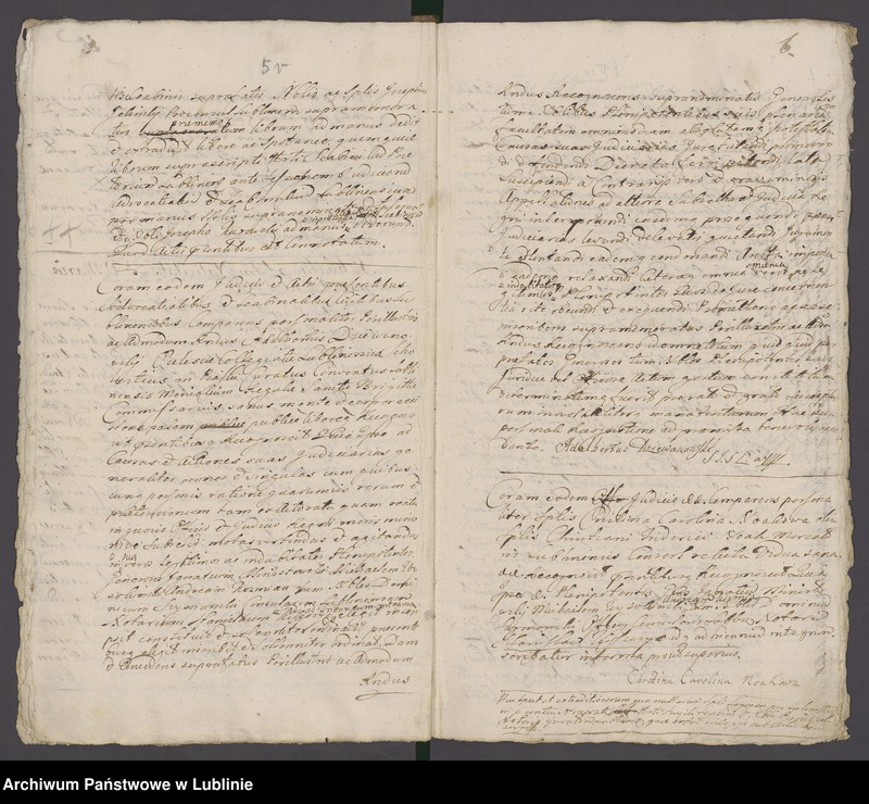 Obraz 8 z jednostki "Acta iudicii advocatialis et scabinalis civitatis SRM Lublinensis donationum, inscriptionum, roborationum, cessionum, oblatarum, relationum, manifestationum ac aliarum"