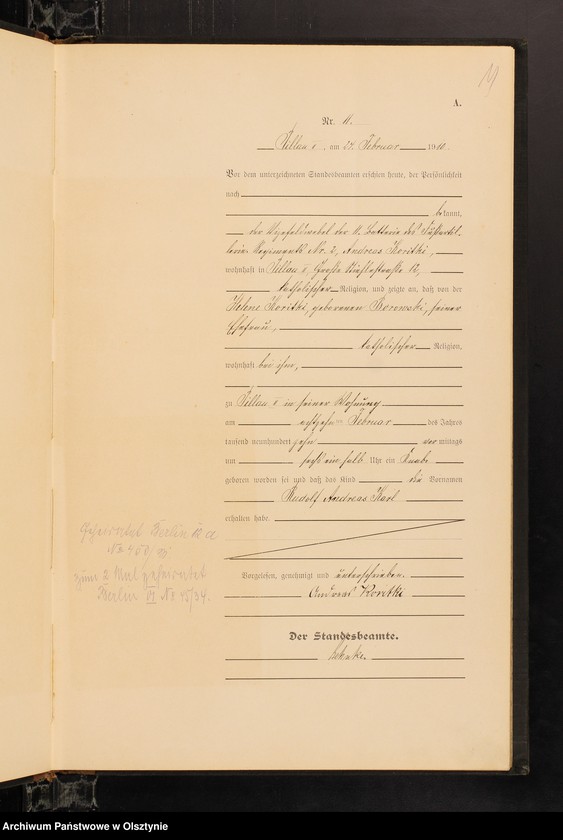 image.from.unit.number "Geburts-Haupt-Register Nr 1 - 95"