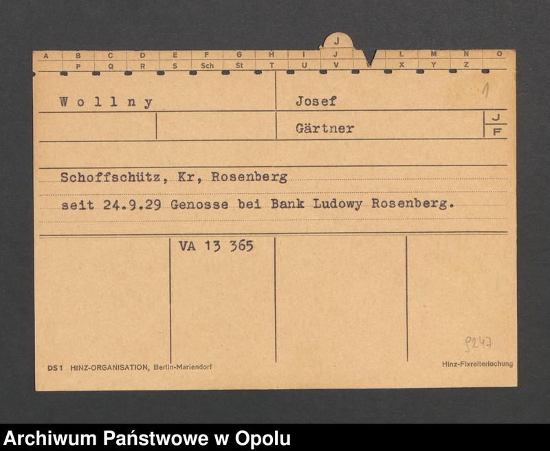 Obraz 3 z jednostki "[Wollny Josef, Schoffschütz]"