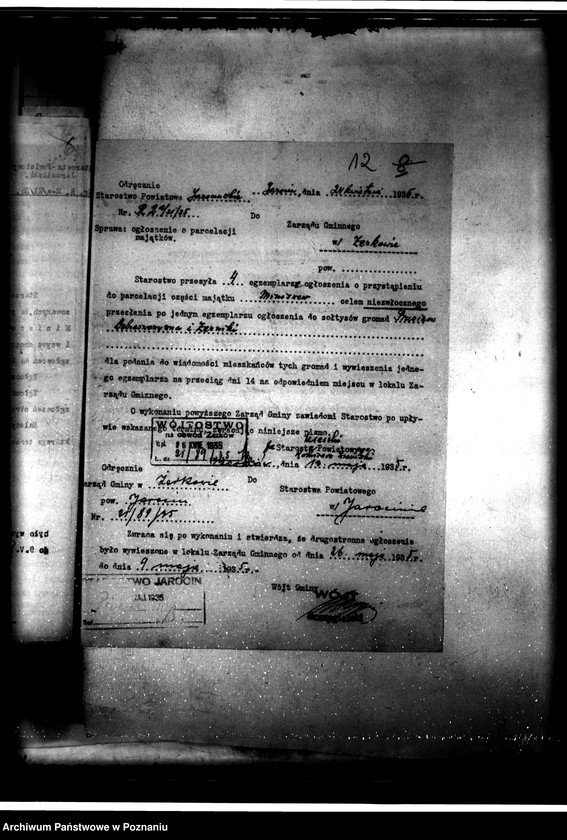 Obraz 15 z jednostki "Parcelacja majątku Miniszew"