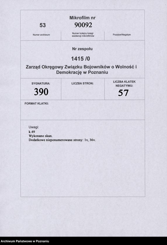 Obraz 5 z jednostki "Relacje i wspomnienia dotyczące powstania wielkopolskiego: 1. Zbąszyń, powiat Nowy Tomyśl, województwo poznańskie, 2. Zdziechowa, powiat Gniezno, województwo poznańskie, 3. Zduny, powiat Krotoszyn, województwo poznańskie."