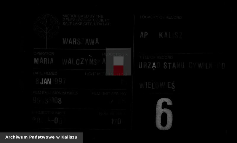 Obraz 1 z jednostki "[Księga zgonów]"