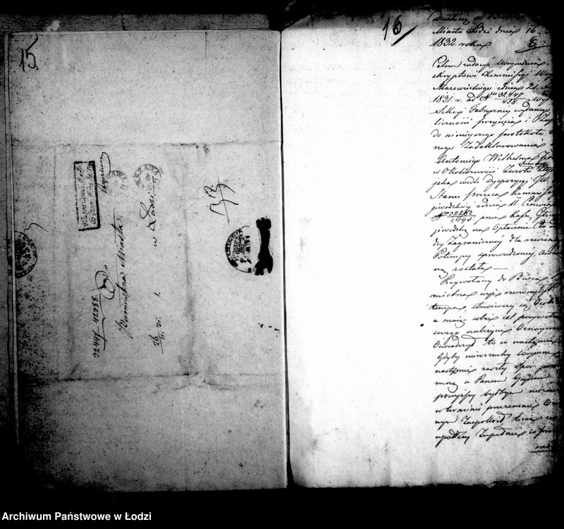 Obraz 14 z jednostki "Akta ławnika czynnego osady fabrycznej Łódka tyczące się zakładu fabrykanta pana Potempy "