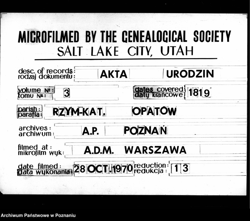 image.from.unit.number "Extractum ex libro baptisatorum"
