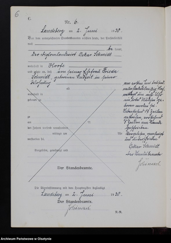 image.from.unit.number "Sterbe-Neben-Register Nr 1 - 18 [ Księga zgonów - wtóropis ]"