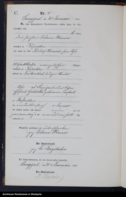 image.from.unit.number "Sterbe-Neben-Register Nr 1 - 38"