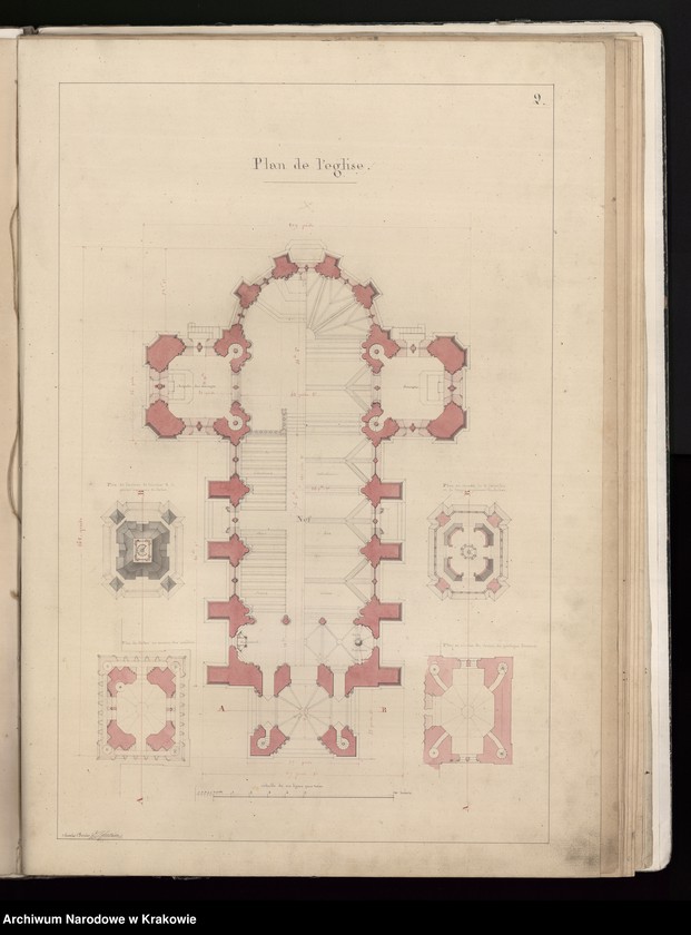 image.from.unit.number "Project d`un eglise dans le style gothique ordonne par monsieur le comte Arthur Potoski."