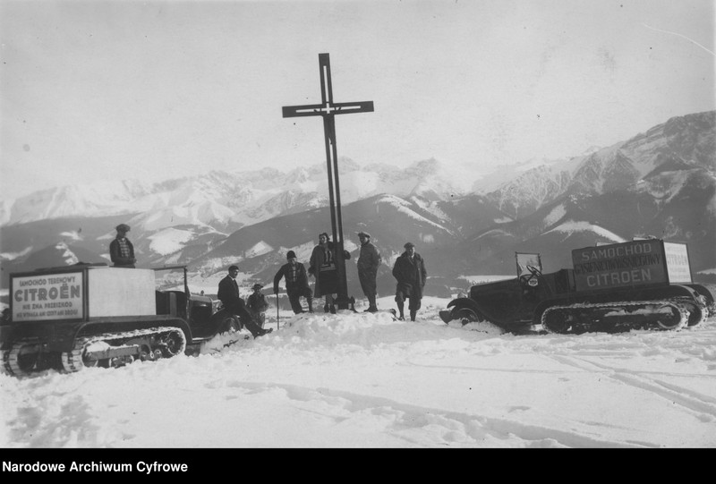 image.from.unit.number "Samochody gąsienicowe Citroen-Kegresse w Tatrach"