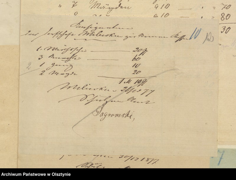 image.from.unit.number "Einnahme und Ausgabe Beläge des Kirchspiels Armen Kassen-Rechnung"