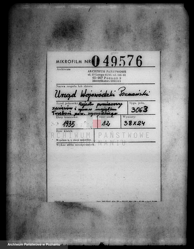 Obraz 2 z jednostki "Rejestr pomiarowy zasiewów i upraw majątku Trzeboń powiatu wyrzyskiego"