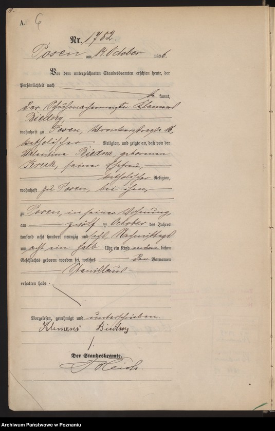 Obraz 9 z jednostki "Księga urodzeń t. IV"