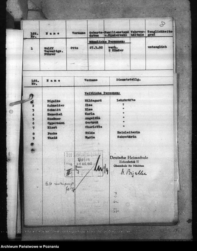 Obraz 12 z jednostki "Lehrkräfte und Erzieher an den Heimoberschulen"