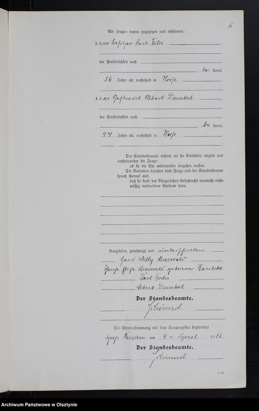 image.from.unit.number "Heiraths-Neben-Register Nr 1 - 5 [ Księga małżeństw - wtóropis ]"