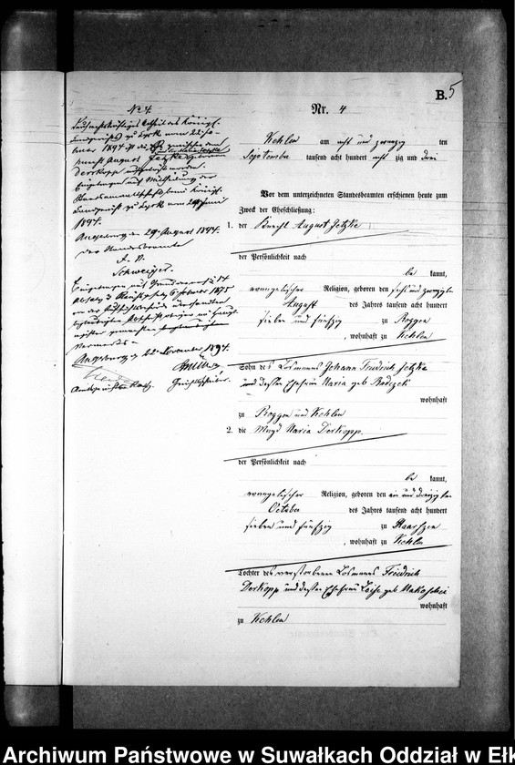 image.from.unit.number "Heiraths-Neben-Register des Preussischen Standes-Amtes Kehlen Kreis Angerburg"