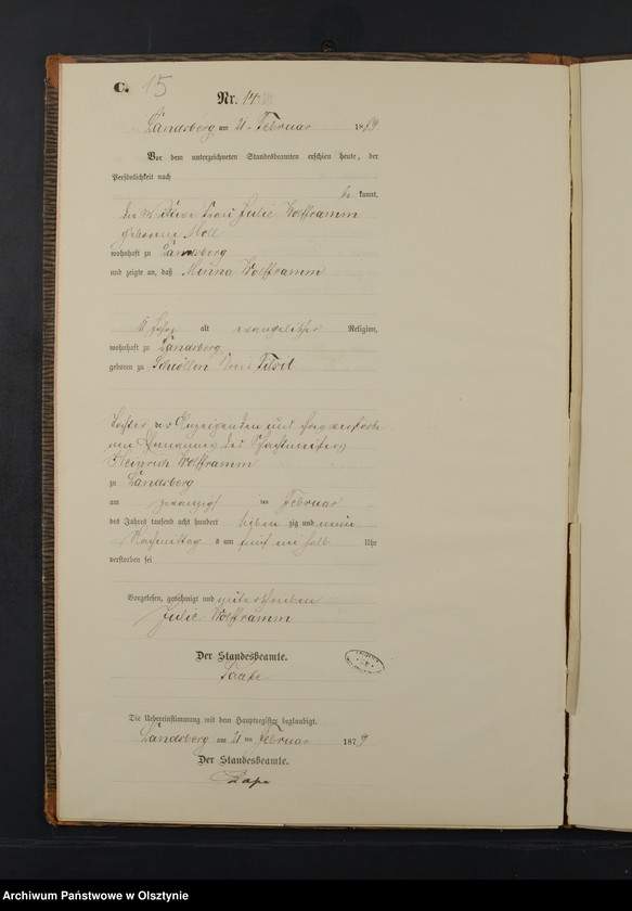 image.from.unit.number "Sterbe-Neben-Register Nr 1 - 62"
