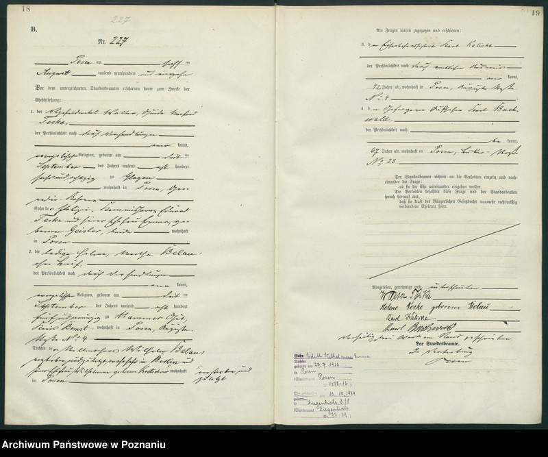 Obraz 12 z jednostki "Księga miejscowa małżeństw tom II [Rejestr główny małżeństw]"