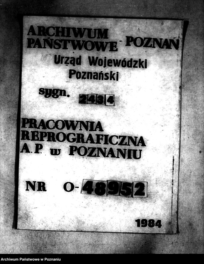 Obraz 1 z jednostki "Operat szacunkowy majątku Łukom powiatu konińskiego"
