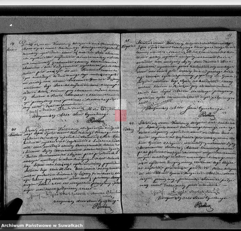 image.from.unit.number "Duplikat Akt Stanu Cywilnego Wyznania Starozakonnych Okręgu Wiejsieie z roku 1843"