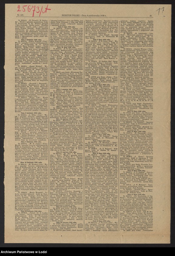 Obraz 13 z jednostki "Iwonka- Szymsio Liberman- wyrób i sprzedaż cukrów i czekolady"