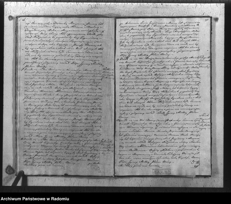 Obraz 20 z jednostki "Duplikat akt religijno-cywilnych urodzonych, zaślubionych i zmarłych gminy i parafii Brzóza na rok 1834"