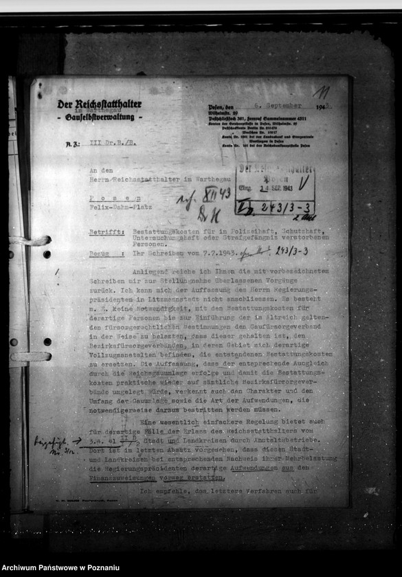 Obraz 15 z jednostki "Bestattungskosten für verstorbene Strafgefangene"