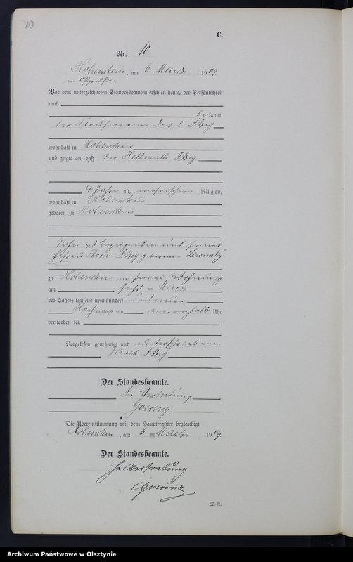 image.from.unit.number "Sterbe-Neben-Register Nr 1 - 43"