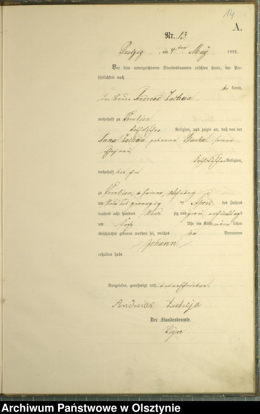 image.from.unit.number "Geburts-haupt-Register Nr 1 - 40"