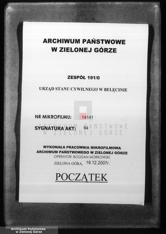 Obraz 1 z jednostki "Sterbe-Neben-Register"