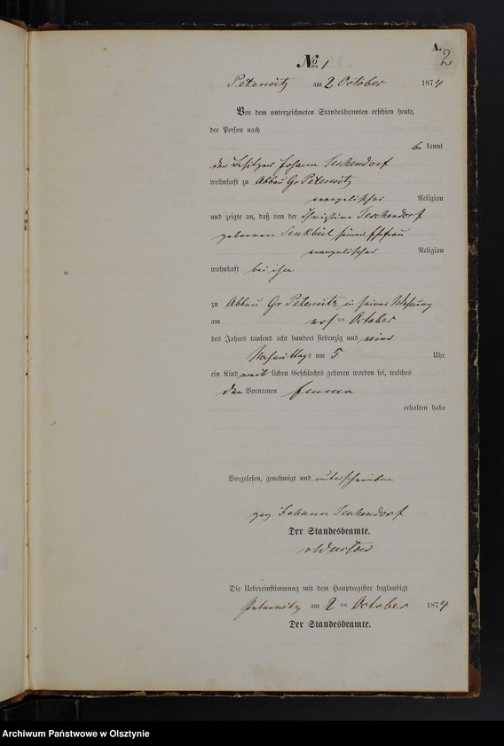 image.from.team "Urząd Stanu Cywilnego w Piotrowicach pow. iławski ( dawny pow. suski )"