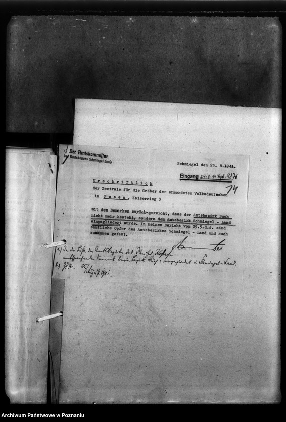 Obraz 18 z jednostki "Kreis Kosten (Kościan). Zgłoszenia zmarłych i zaginionych miejscowych Niemców w 1939 roku"