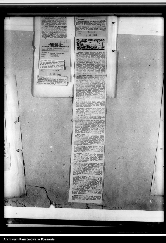 Obraz 9 z jednostki "Wycinki prasowe dotyczące działalności Ligi Obrony Powietrznej i Przeciwgazowej w Poznaniu"