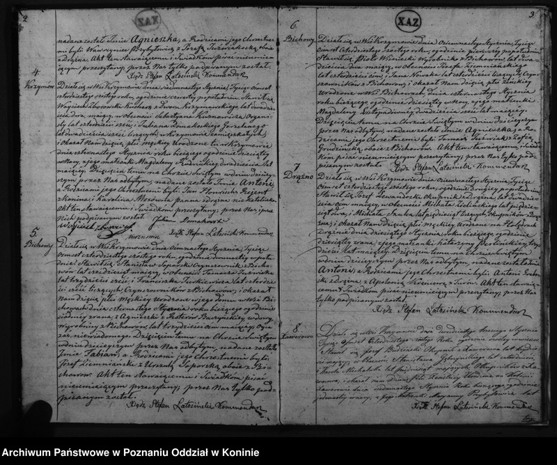 Obraz 4 z jednostki "Akta urodzenia, małżeństwa i zgonu"