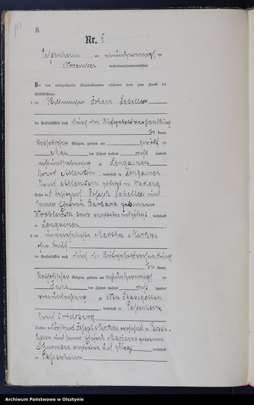 image.from.unit.number "Heirats-Haupt-Register Nr 1 - 6"