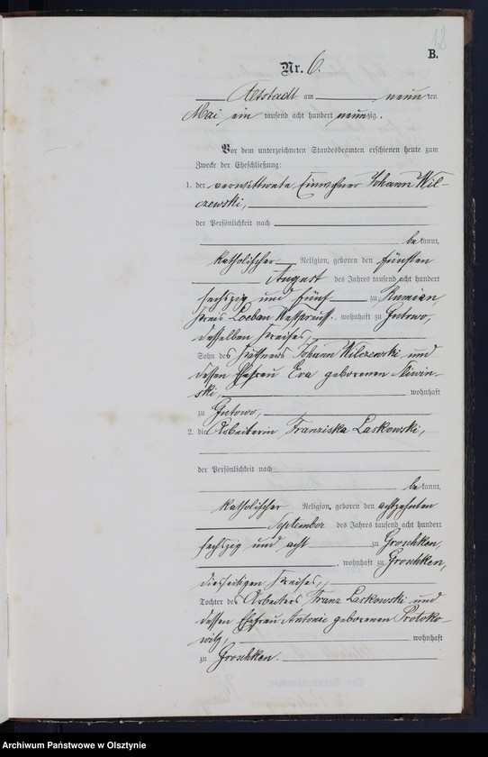 image.from.unit.number "Heiraths-Neben-Register Nr 1 - 20"