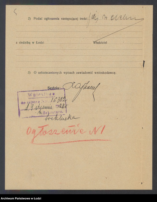 Obraz 7 z jednostki "Szulim Edelman – sprzedaż mat. introligatorskich"