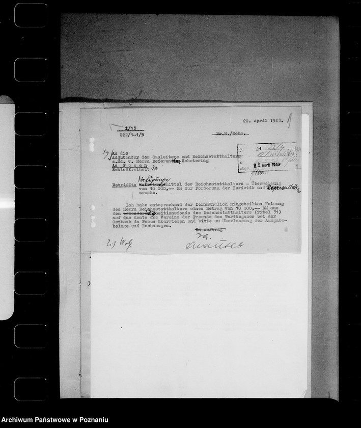 Obraz 5 z jednostki "Fundusz dyspozycyjny namiestnika"